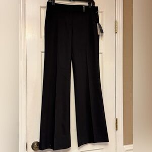 Ann Taylor Elegant Black Wide-Leg Trousers